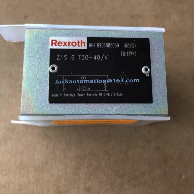 REXROTH 오리지널 단방향 밸브 Z1S 6 T30-40/V R901086059