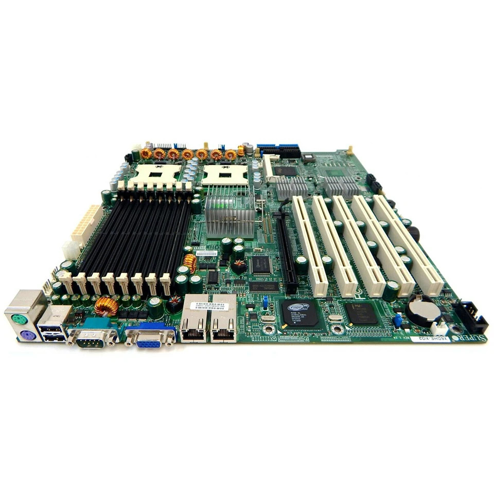 SuperMicro X6DHE-XG2 메인보드 DDR2 2 x SATA 마더보드 E7520