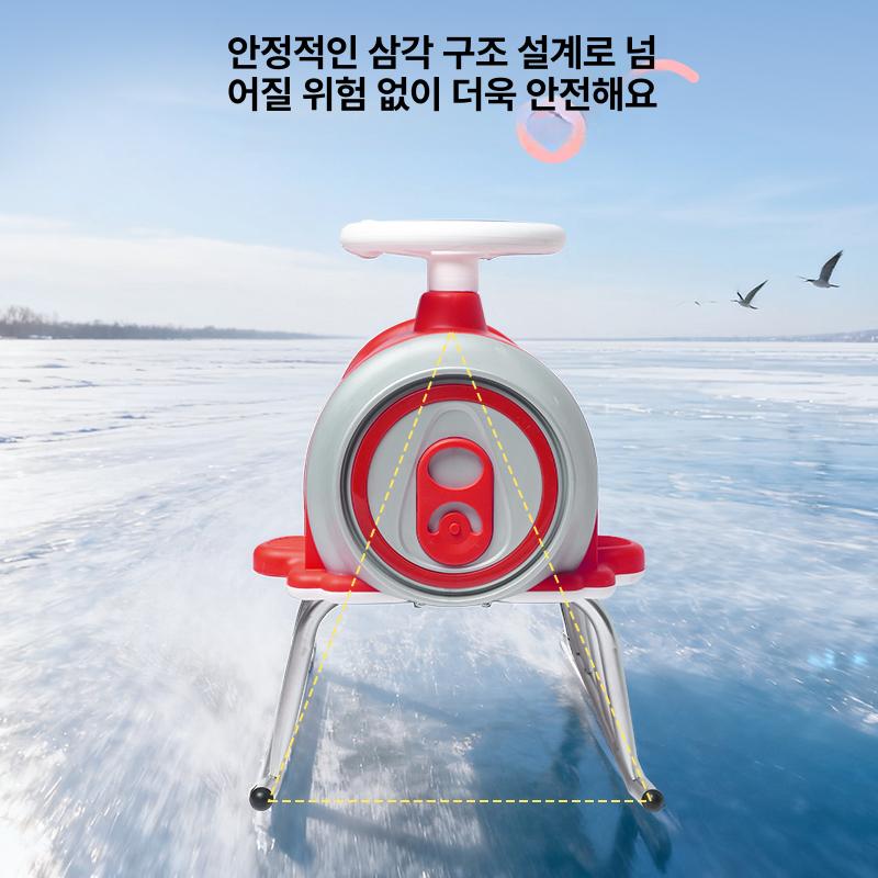 귀여운 썰매 어린이 레저 남아 아이들이 여아 스노우 기모 보온 - 상세 이미지 3