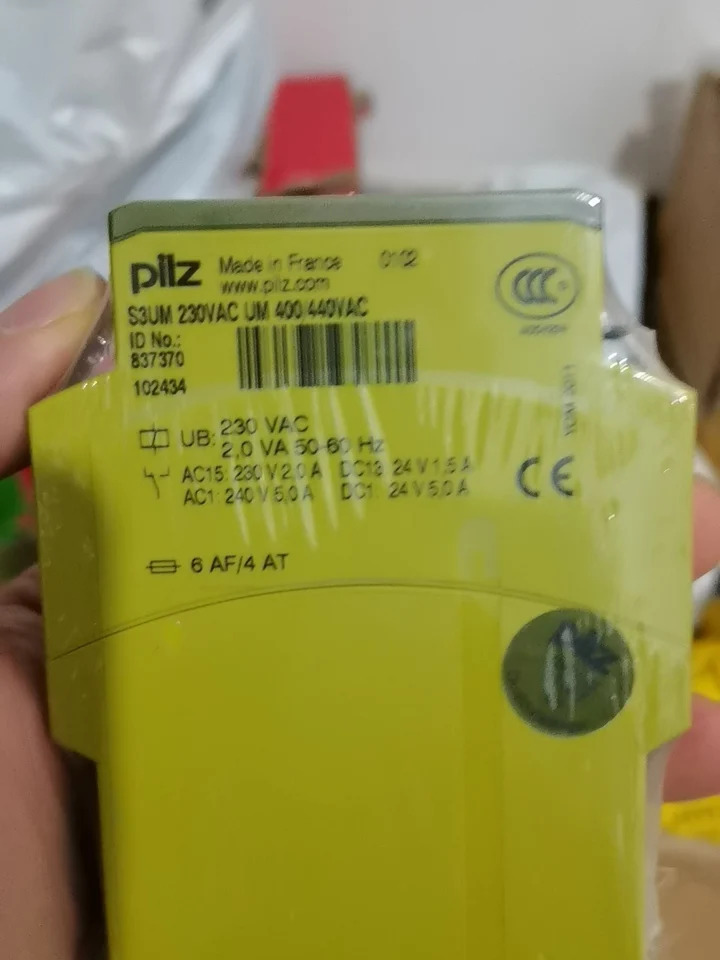 오리지널 PILZ 837270 S3A 24VDC UM 안전 릴레이 837300/837370