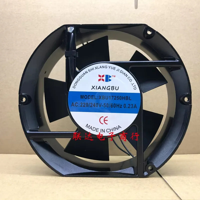 XIANGBU 2 와이어 서버 냉각팬 XBU17250HBL AC 220V 0.23A 172x150x51mm