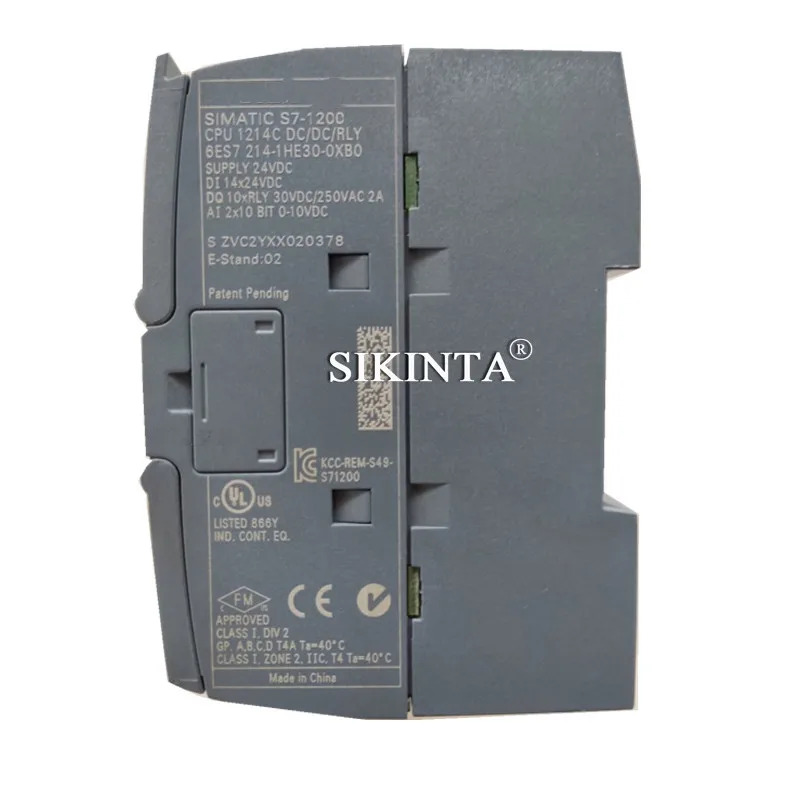 CPU1214C PLC 릴레이 모듈 S7-1200 6ES7214-1BE30-0XB0 6ES7214-1AE30-0XB0 6ES7214-1HE30-0XB0 CPU 완전 리퍼