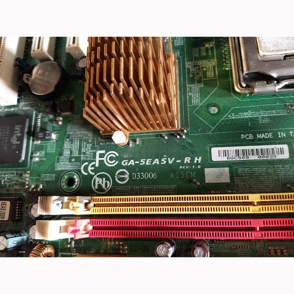 pur GA-5EASV-RH 마더보드 리퍼 완료 NF130D 5EASV-RH REV1.0 LGA775