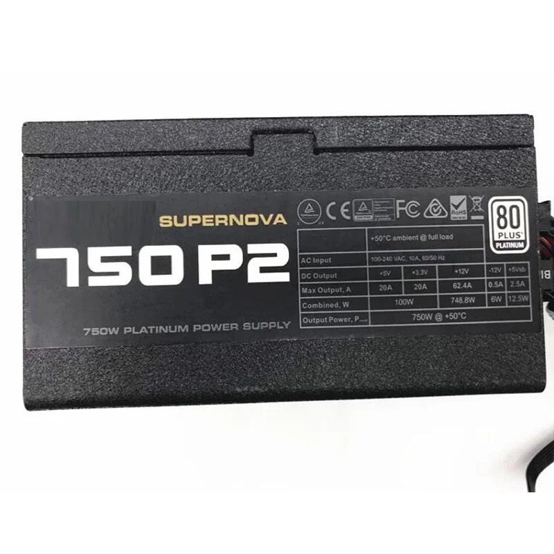 EVGA 슈퍼노바 플래티넘 채굴 전원공급장치 750W 750P 2 풀 모듈