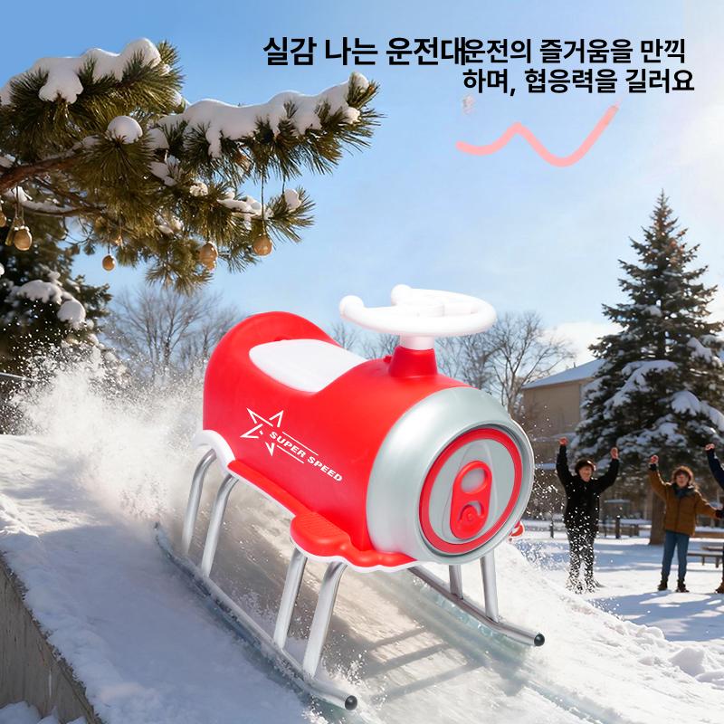 귀여운 썰매 어린이 레저 남아 아이들이 여아 스노우 기모 보온 - 상세 이미지 5