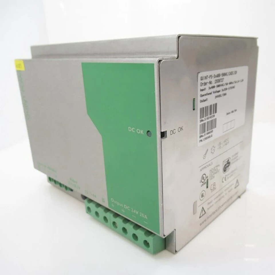 스위칭 전원공급장치 미세 2938727 QUINT-PS-3X400-500AC 24DC 20 QUINT POWER 24VDC 20A