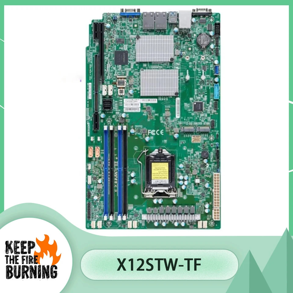 슈퍼마이크로 X12STW-TF 전WIO 서버 마더보드 C256 LGA-1200 128GB DDR4-3200MHz
