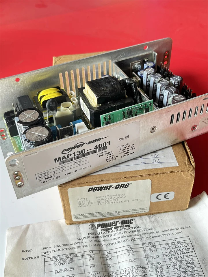 MAP130-4001 POWER-ONE 스위칭 전원공급장치 130W 5V 24V -12V