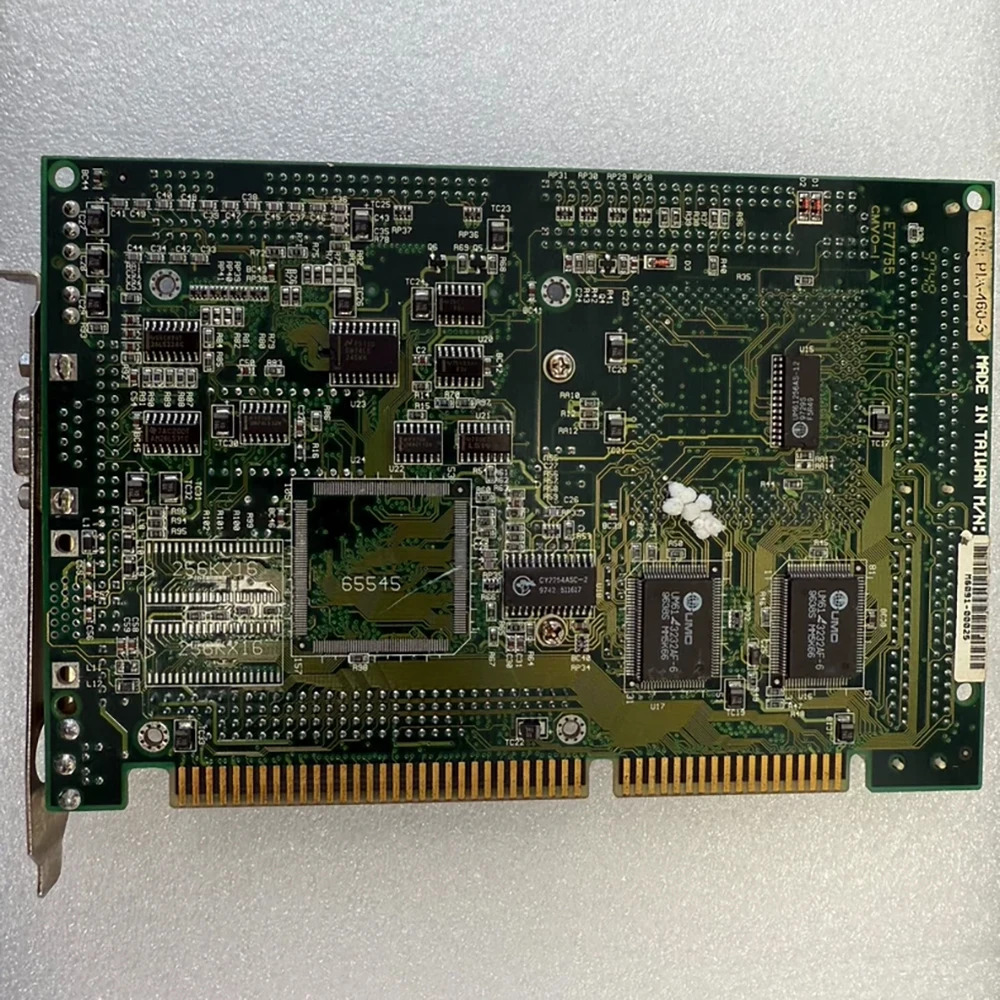 E7755 ISA 세미 롱 카드 산업마더보드 P56X86-SBC-VerG4-100 PIA-460-3