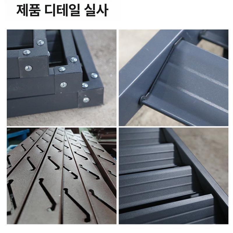 야외 에어컨덮개 철제 차양막 실외기커버 뚜껑 실외기케이스 열차단 차광막 - 상세 이미지 5