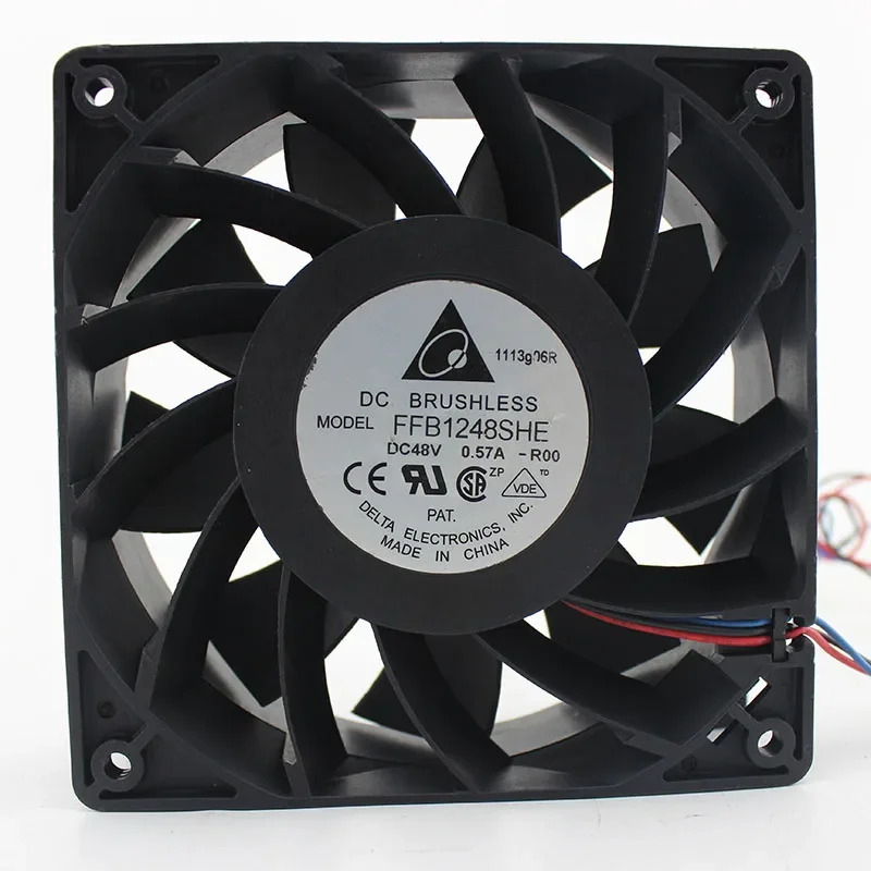 델타 전FFB1248SHE R00 DC 48V 0.57A mm 3 선 서버 냉각팬