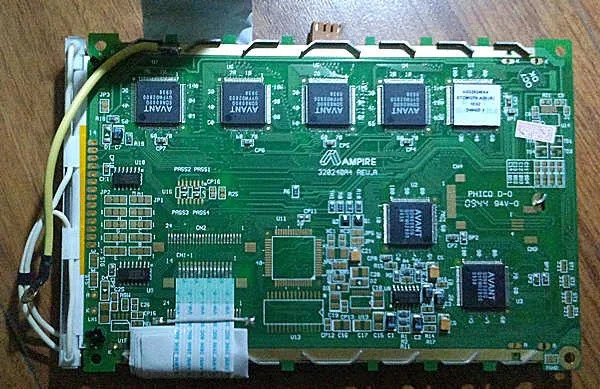 AMPIRE 방화 시스템 LCD 디스플레이 케이블 24핀 320240A4 AG320240A1