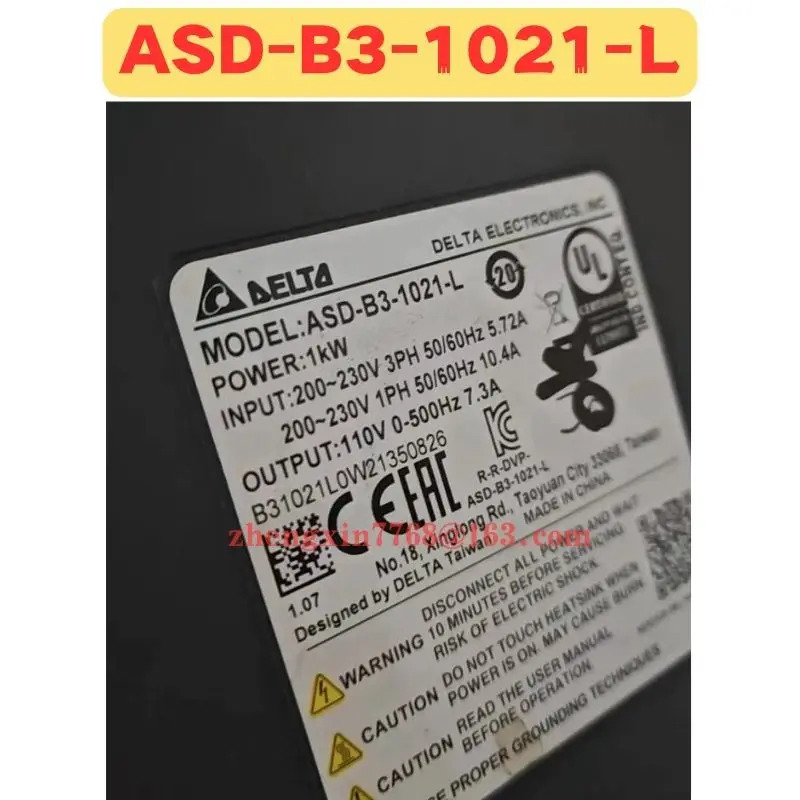 리퍼 서보 드라이브 ASD-B3-1021-L ASD B3 1021 L 정상 기능 완료