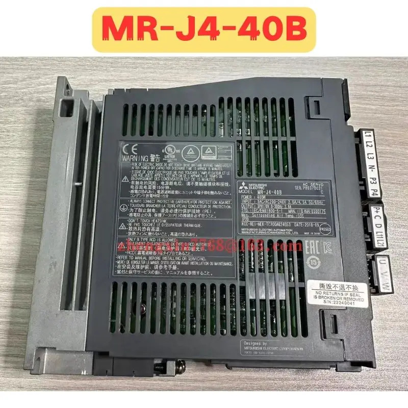 리퍼 서보 드라이브 MR-J4-40B MR J4 40B 정상 기능 완료