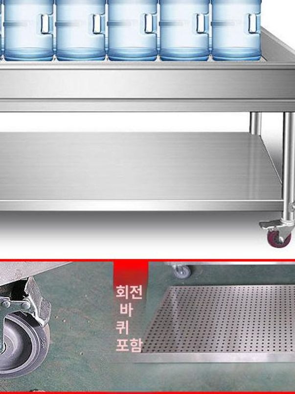 업소용 작업대 주방선반 정리대 식당 스텐선반 상부선반 상부장 스테인레스 - 상세 이미지 5
