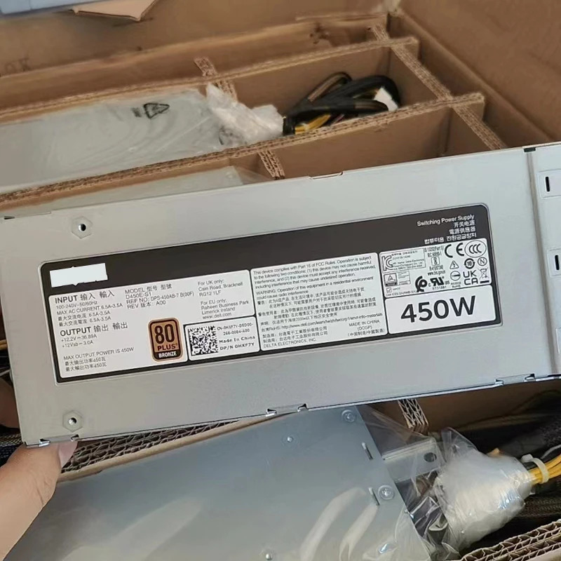 Dell PowerEdge T440 R540 R7415 14 세대 450W 비전원공급장치 D450E-S1 HXF7Y DPS-450AB-7 BPSU