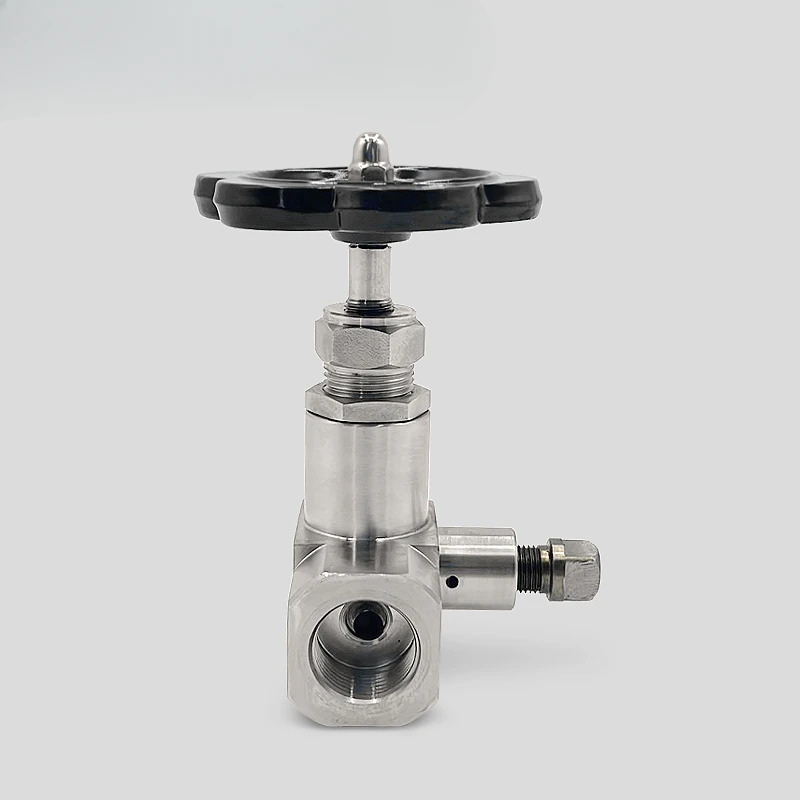 고압 3방향 글로브 밸브 스테인리스 스틸 나사 M20 x 1.5