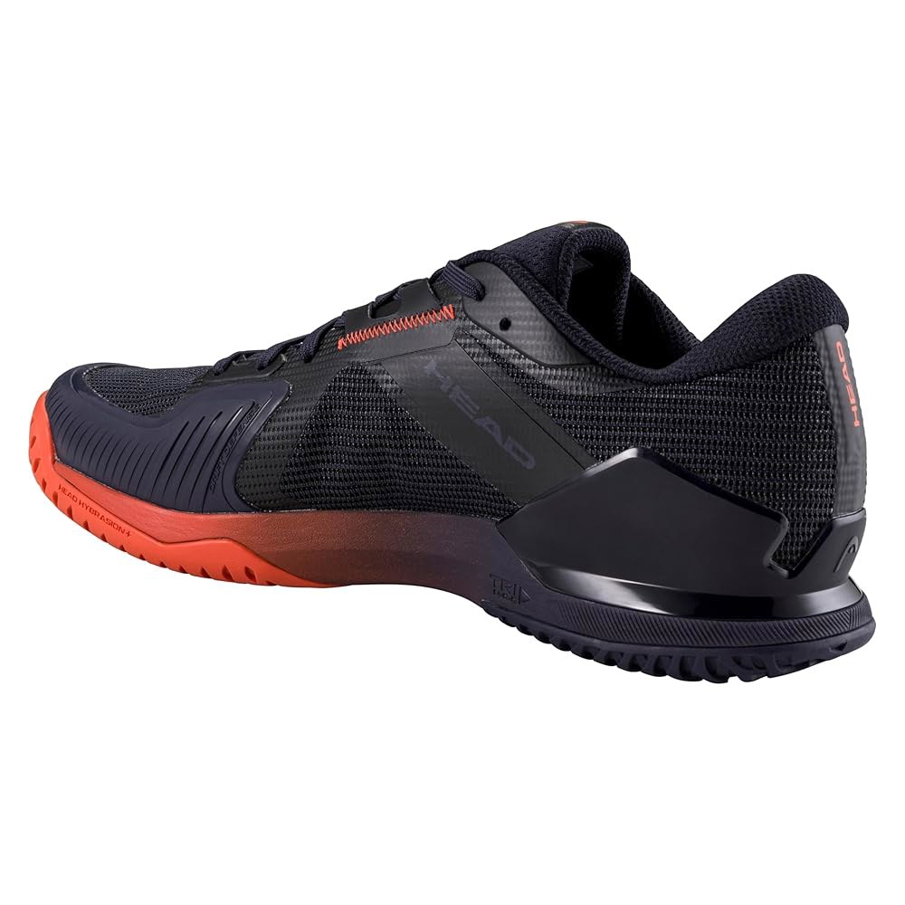 HEAD 남성용 Sprint Pro 4.0 테니스화 통기성, 코트 다크 8 에너지 블루/레드, 및 리턴, - (와이드) 클레이, 경량, 올 와이드 - 상세 이미지 3