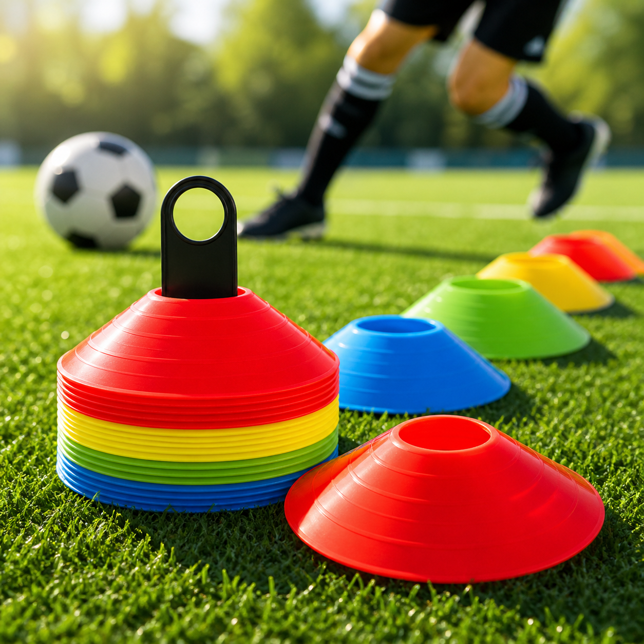 미니 라바콘 고깔콘 삼각콘 축구꼬깔 축구꼬깔콘 허들콘 칼라콘 마킹콘 그물망 포함 - 상세 이미지 3