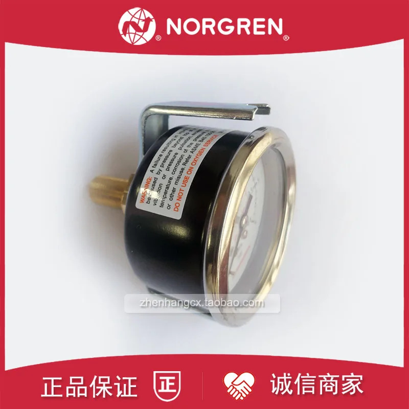 NORGREN 압력 게이지 클램프 로드 고정 1.0 140 psi 패널 장착 10BAR 6BAR 10mm
