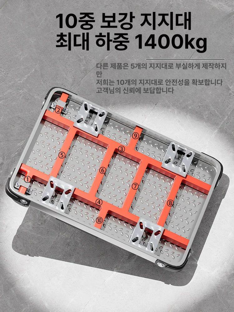 운반카 서빙카트 이동식 맞춤 잠금장치 스텐카트 업소용 스테인레스카트 급식 바퀴 - 상세 이미지 2