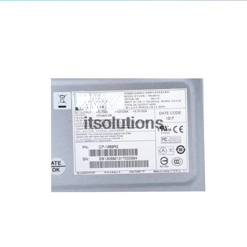 YM-4461A 9275ECPSU-0010 서버전원 모듈 CP-1289R2 460W