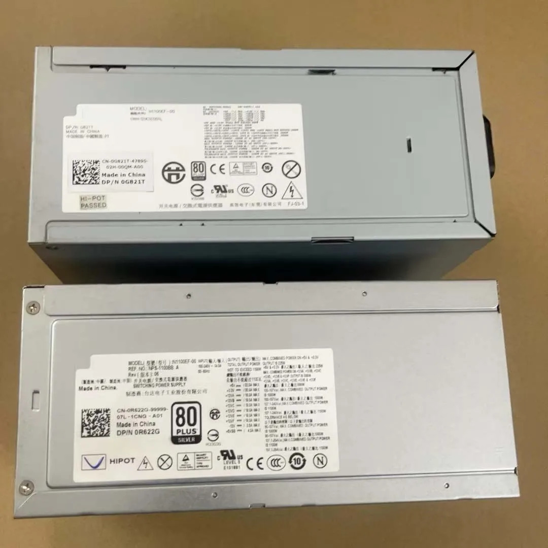 정밀 T3500 T5500 T7500 H1100EF-00 N1100EF-00 G821T R622G1100W 전원공급장치
