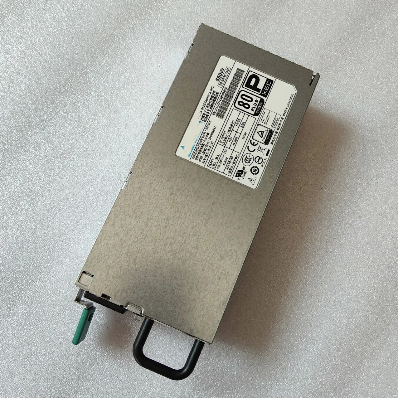 델타 서버오리지널 전원공급장치 PSU DPS-500AB-9C DPS-500AB-9 C 예비 전원 모듈 550W