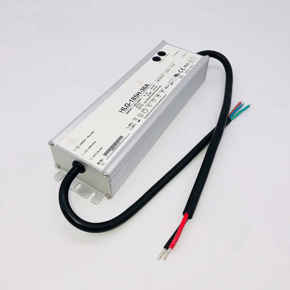 방수 전원공급장치 HLG-185H-36A 185W 36V5.2A LED 가로등 PSY 고퀄리티