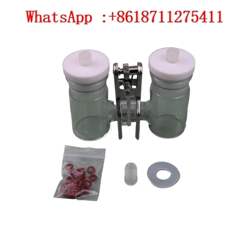 50ml H형 밀봉 전해전지 교체형 멤브레전해전지 반투명 입
