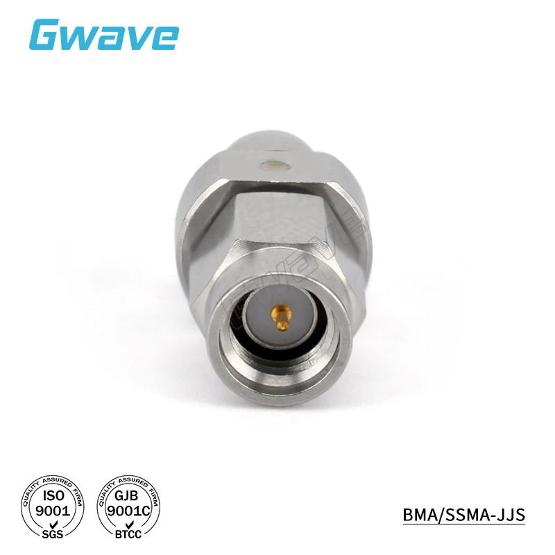 BMA 수-SSMA 수 어댑터 스테인레스 스틸 DC-18GHz BMA/SSMA-JJS