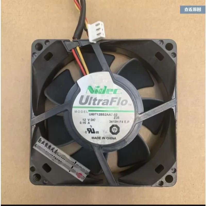Nidec U80T12BS2AA7-52 Z99 DC 냉각팬 3 선 서버 12V 0.15A mm