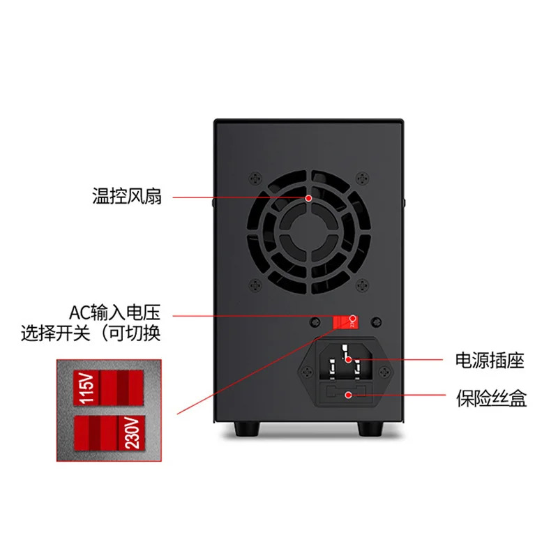 조정 가능DC 전원공급장치 고정밀 4 자리 디스플레이 전원 DPS605U 60V 5A
