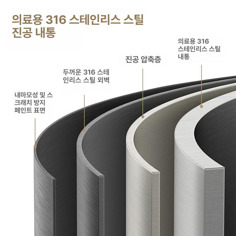 주전자 충전식보온병 휴대용 캠핑용 물통 스테인레스 차박 온도 가열텀블러 - 상세 이미지 4
