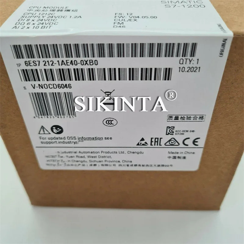 PLC 모듈 6ES7212-1AE40-0XB0 원본