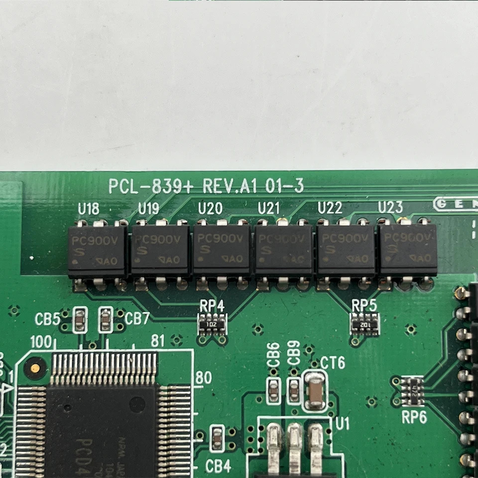 Advantech축 스테핑 모터 제어 카드 데이터 캡처 PCL-839 REV.A1 01-3