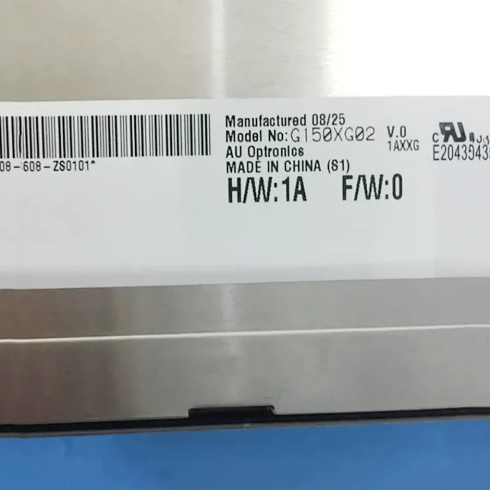 G150XG02 V0 15.0 인치 LCD 디스플레이 스크린 패널 원본
