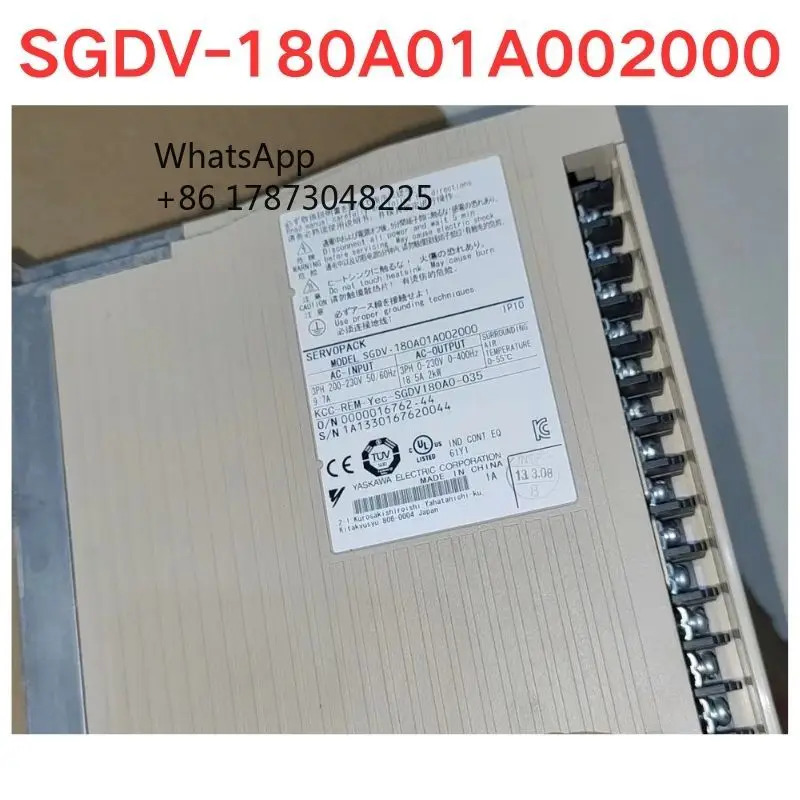 SGDV-180A01A 사002000 서보 드라이버 기능 리퍼 OK