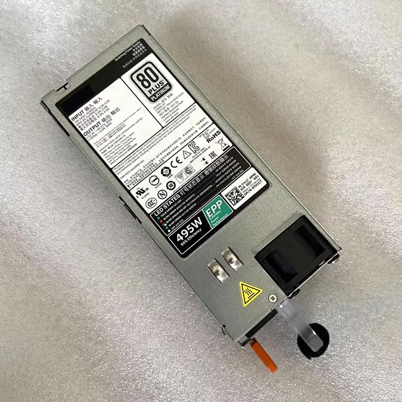 오리지널 E495E-S1 EPP 전원공급장치 Poweredge R630 R730 R640 R740 R730XD 서버 PSU495 와트