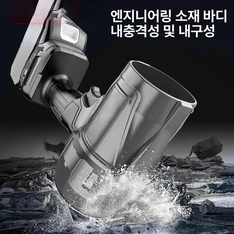 산업용 무선 충전송풍기 블로워 에어건 세차 낙엽송풍기 풍속 고풍량 - 상세 이미지 3