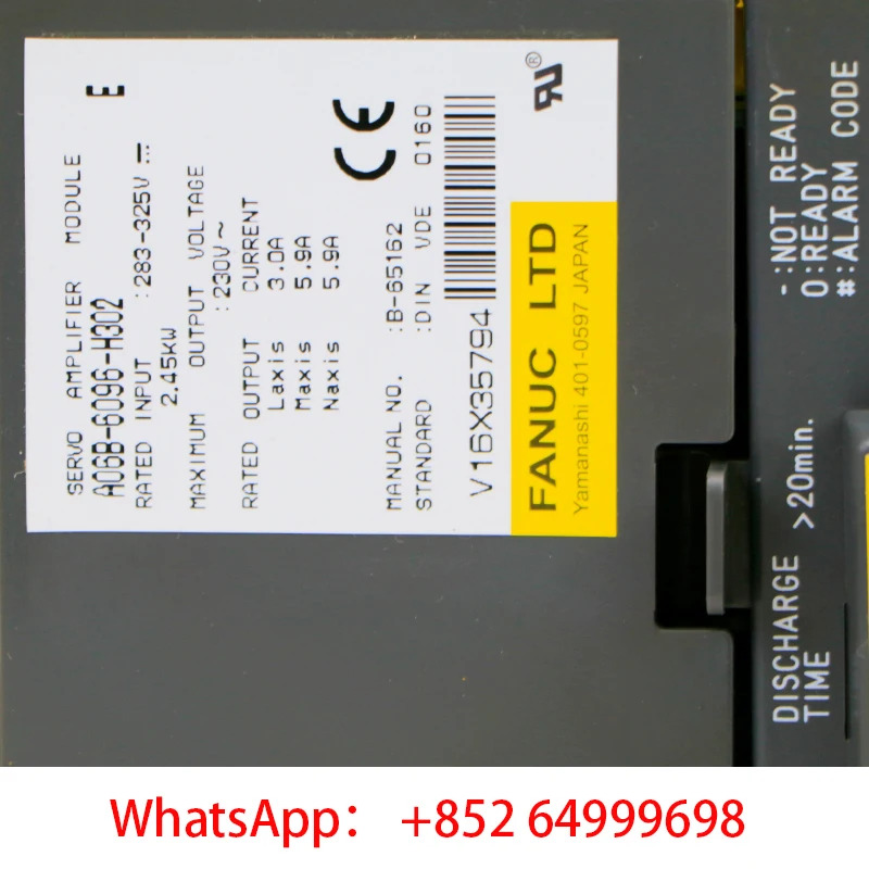 Fanuc 드라이브 A06B-6096-H301 A06B-6096-H302 A06B-6096-H303 A06B-6096-H304 증폭기 CNC 시스템 기계용