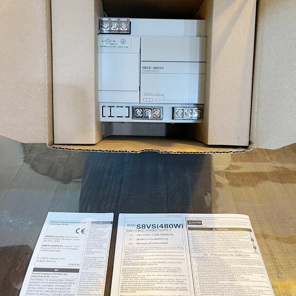 S8VS-48024 스위칭 전원공급장치 고전력 480W DC24V 20A 출력 신