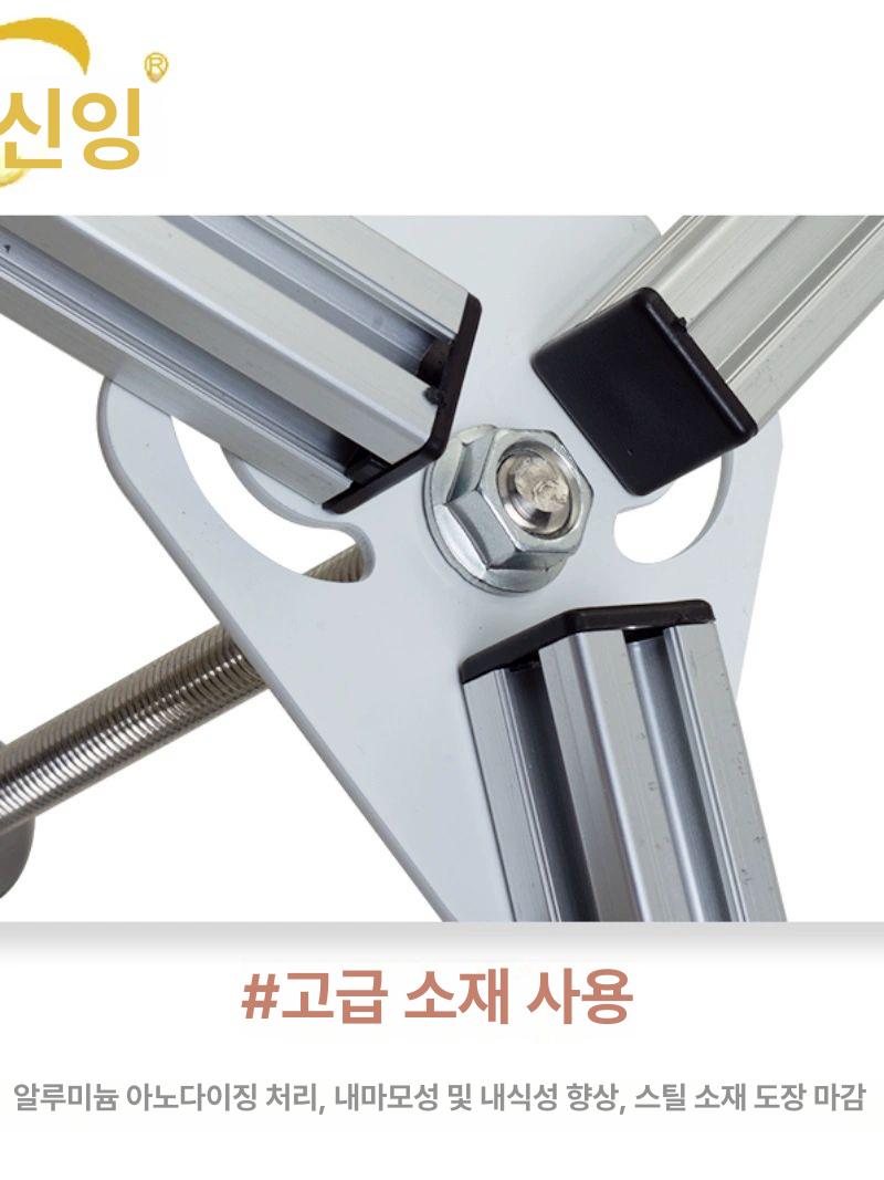 소형 풀링기 릴선 탁상형 전선릴 포설 롤러 리드선 탁상용 베어링 - 상세 이미지 4