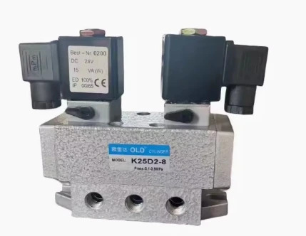 2위치 5방향 듀얼 컨트롤 솔레노이드 밸브 K25D2-8- DC24V/AC220V K25D2-15 K25D2-20 K25D2-25 K35D2-15 K35D2-20/25