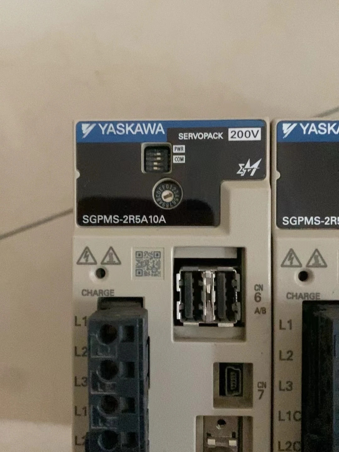SGPMS-2R5A10A 리퍼 서보 드라이버 450W 기능 작동 ok