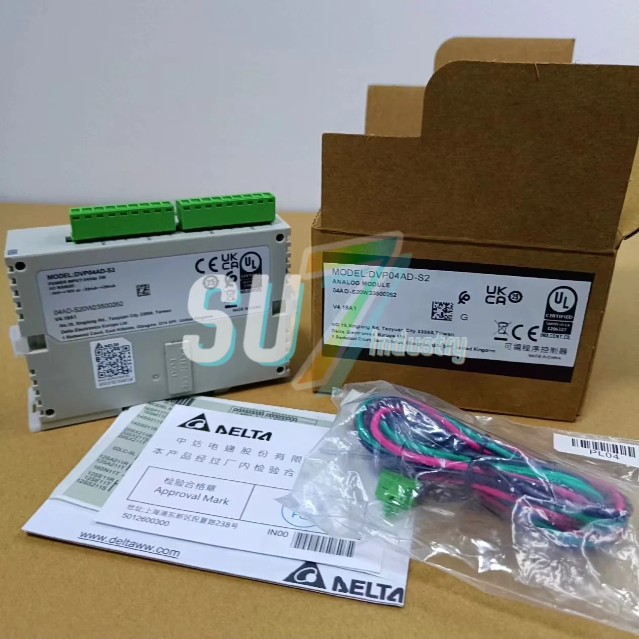 PLC 모듈 DVP04AD-S DVP04AD-S2 DVP04AD-SL