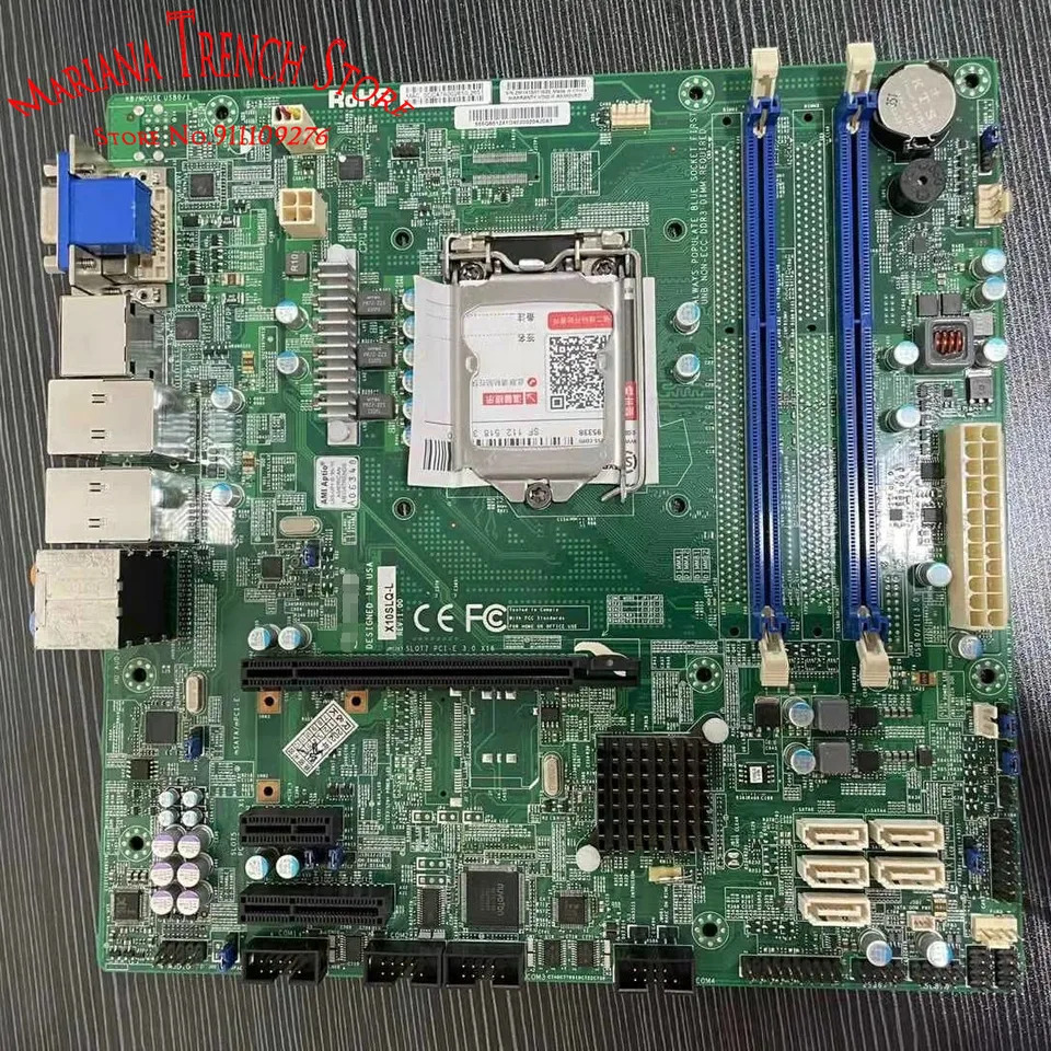 Supermicro 임베디드 데스크탑 마더보드X10SLQ-L LGA1150 4 세대 코어 i7 i5 i3 16GB DDR3 비 ECC