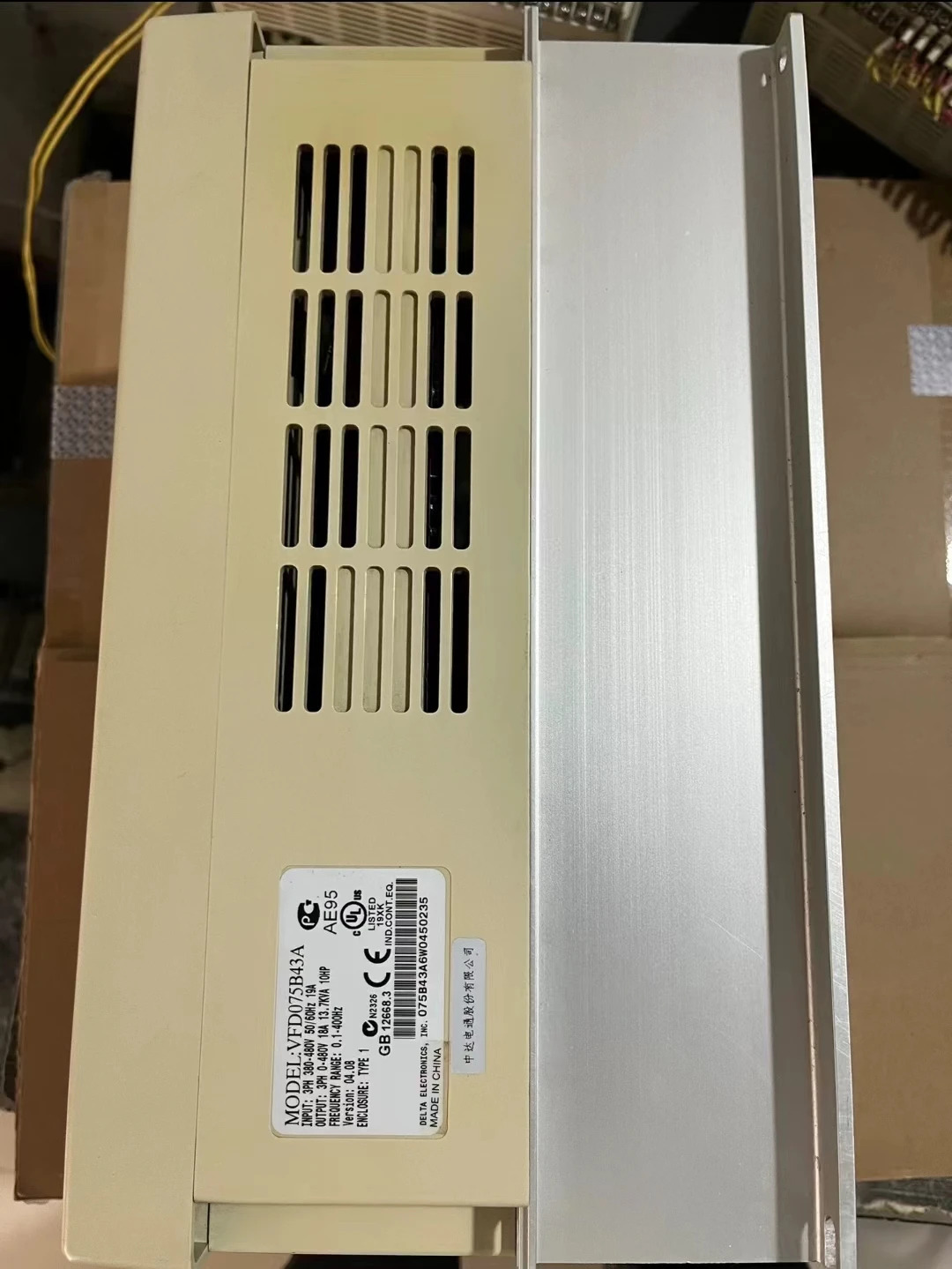 리퍼 인버터 기능 OK VFD075B43A 7.5kW