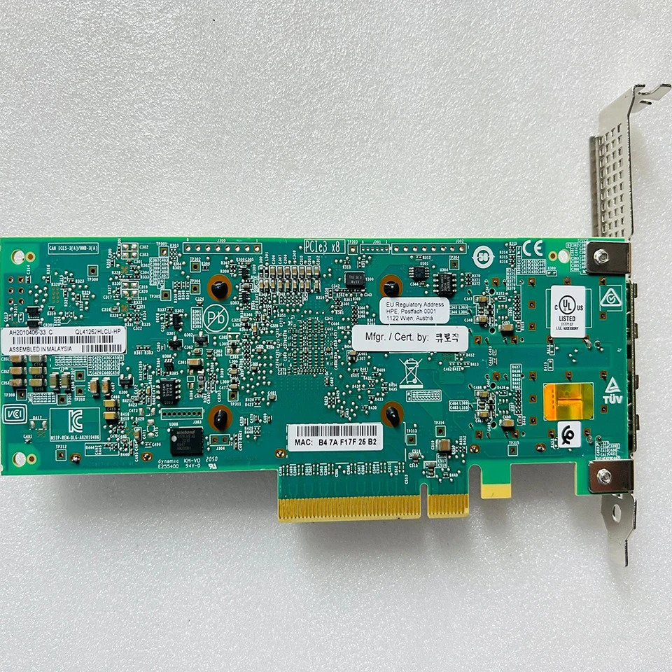 hp호환E네트워크 카드 QL41262HLCU-hp호환 Q0F09A CN1300R 25Gb 872526-001 10G