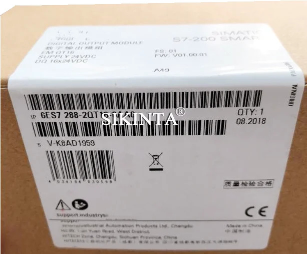CPU 모듈 S7-200 SMART 6ES7 288-2QT16-0AA0 288-2QR16-0AA0 완전히 리퍼